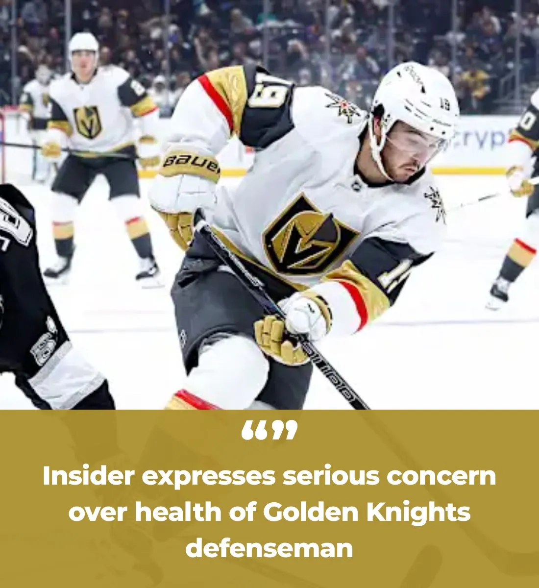 Insider expresses serious concern over health of Golden Knights defenseman