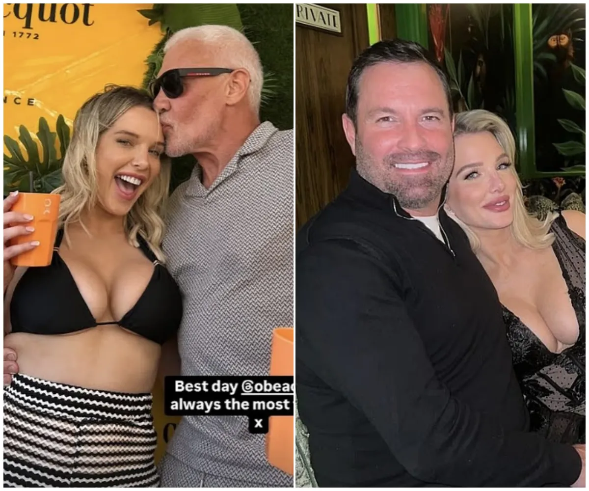 Freshly single and flaunting it – Helen Flanagan turns heads in a plunging black bikini as she lets loose in Ibiza with Wayne Lineker and Dean Gaffney just weeks after calling time on her romance with Robbie Talbot - suong
