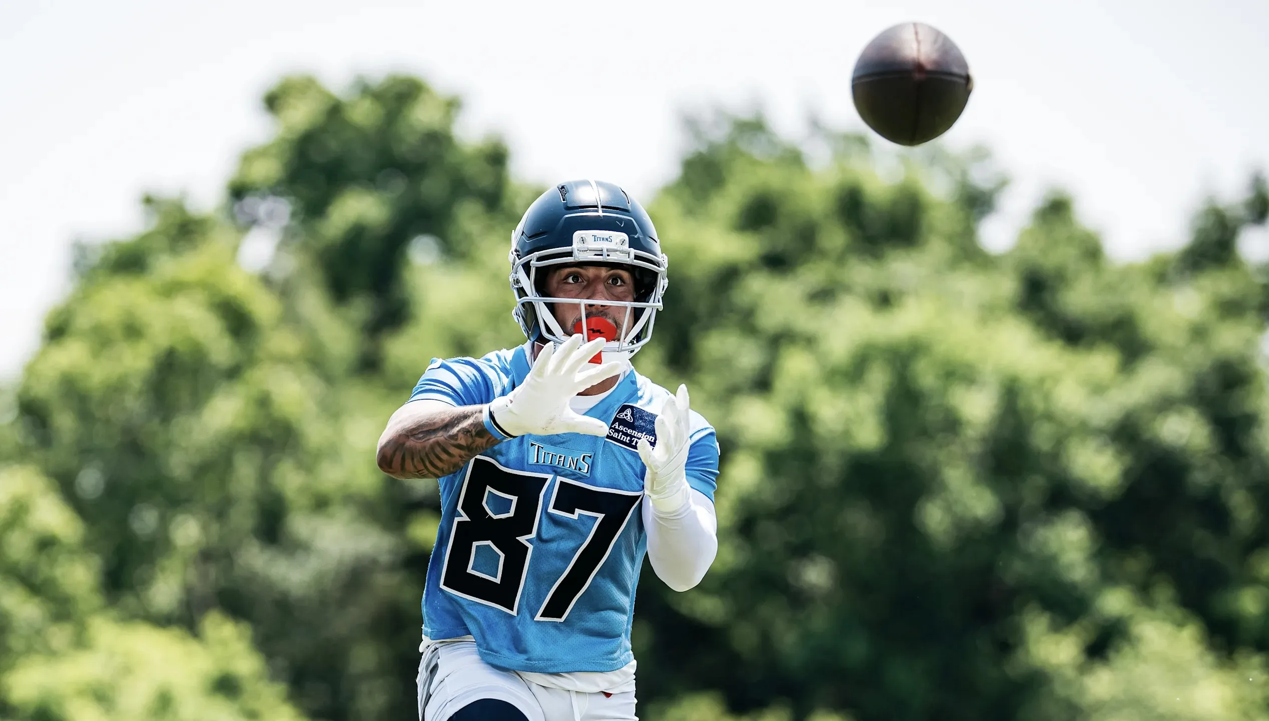 Xavier Restrepo's chances of making the Titans roster could hang in the balance of something completely out of his control