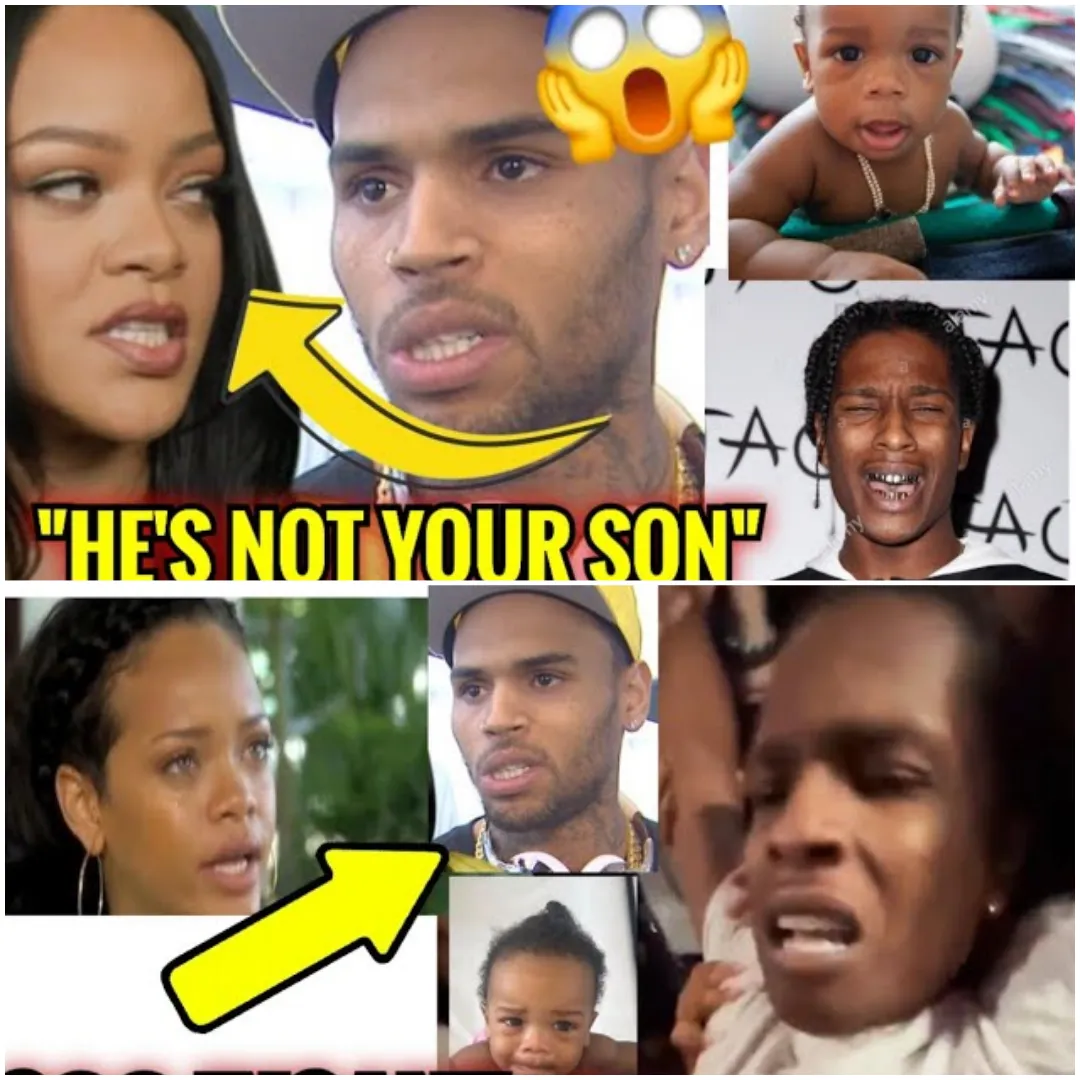 Rihanna Causes a Storm: Is Chris Brown RZA's Father? – ASAP Rocky's Reaction Causes a Stir on Social Media!