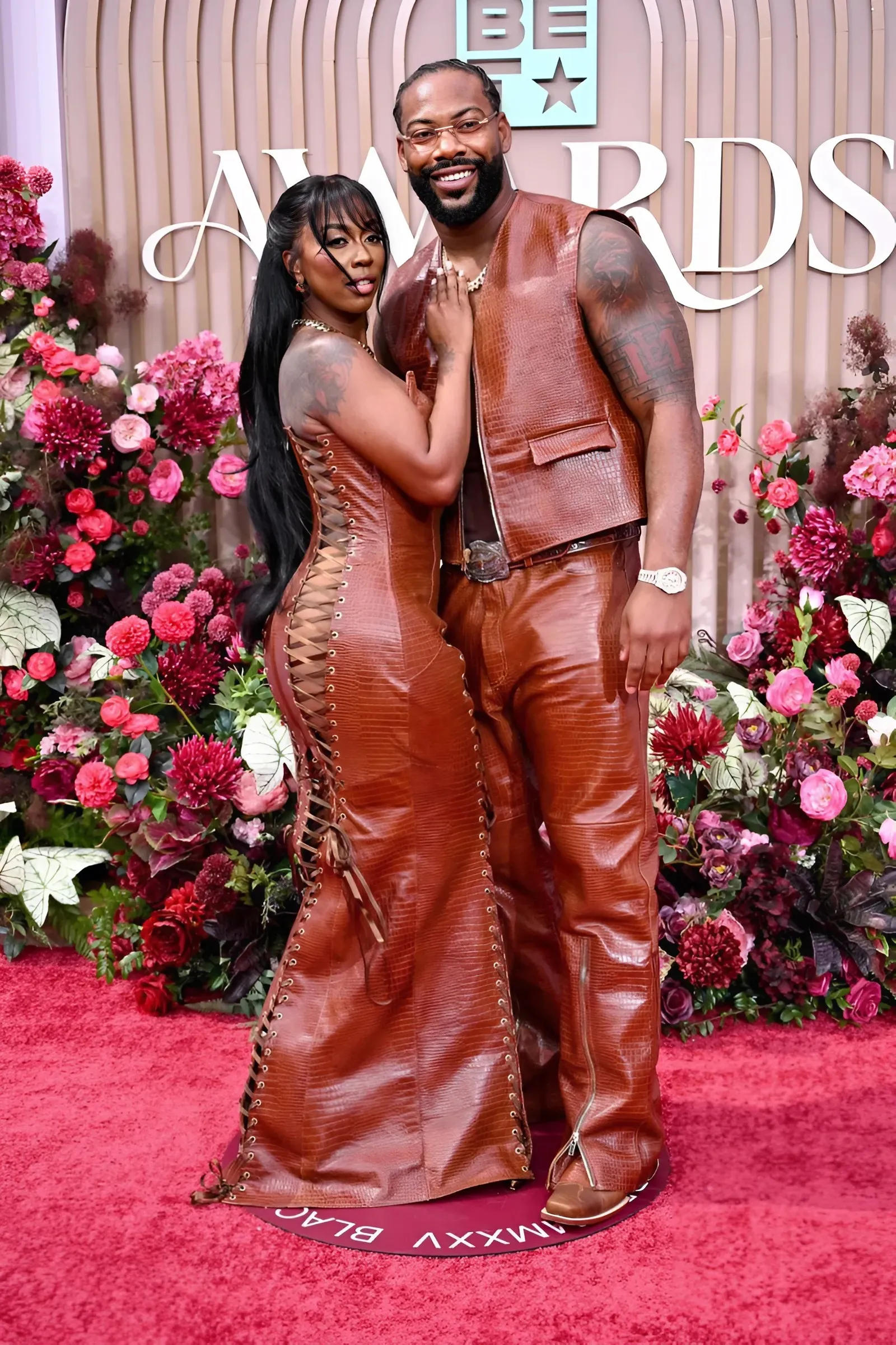 Former Lion Za'Darius Smith, Well Known Girlfriend Turn Heads on BET Awards Red Carpet