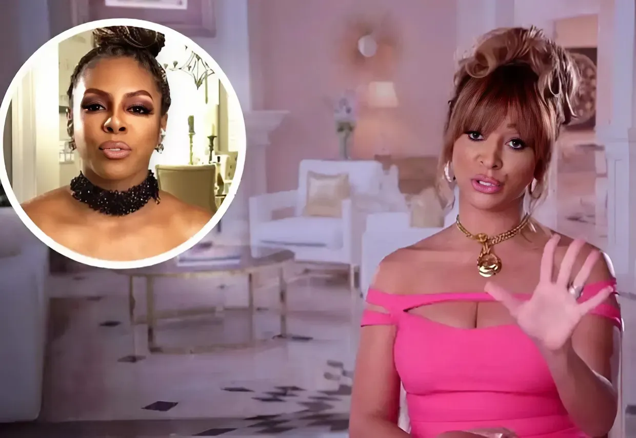 Candiace Dillard pokes holes in Karen Huger’s timeline regarding her and Monique’s arrival at wig shift event