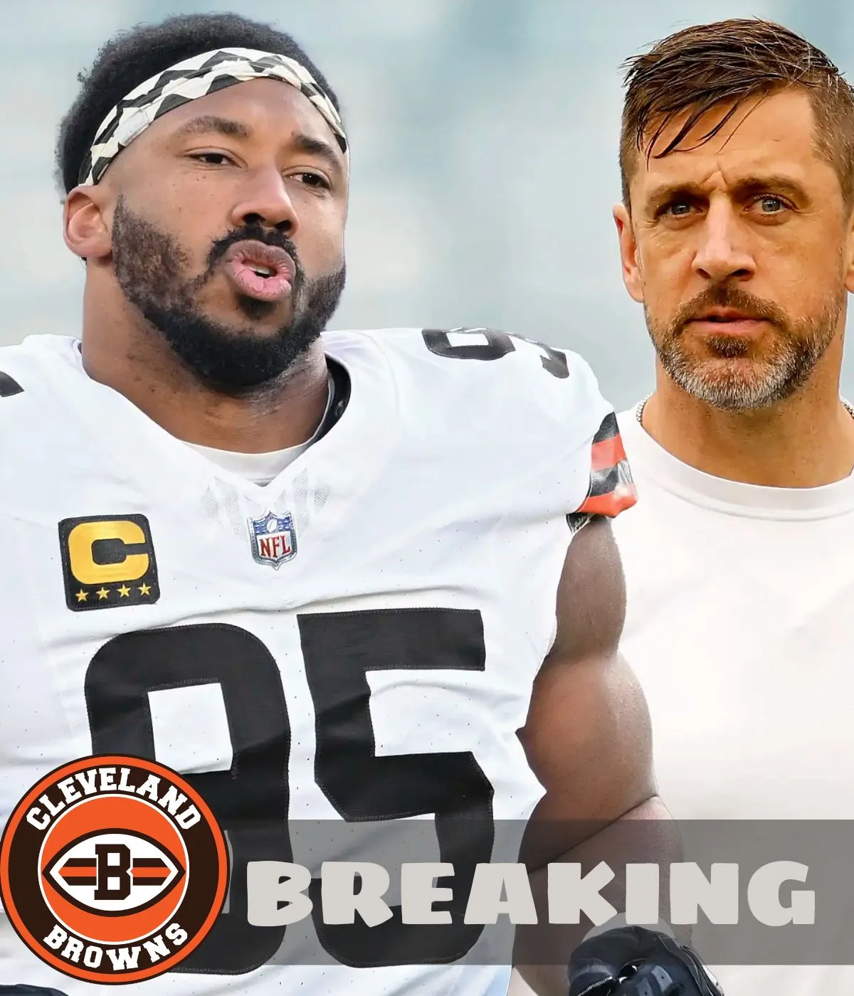 Aaron Rodgers Gets Warning From Browns Star Myles Garrett