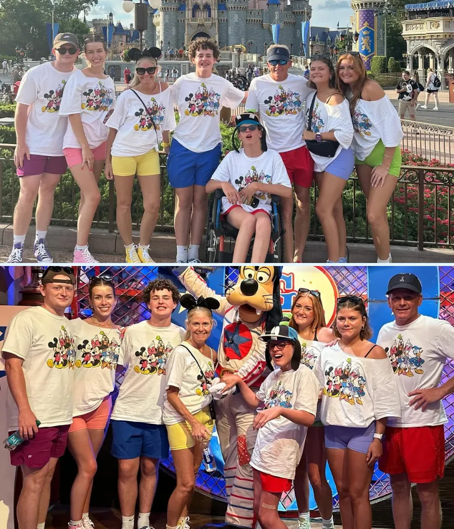Magical Family Moment at Disney Sparks Joy Online: Matching Outfits, Big Smiles, and Unforgettable Memories