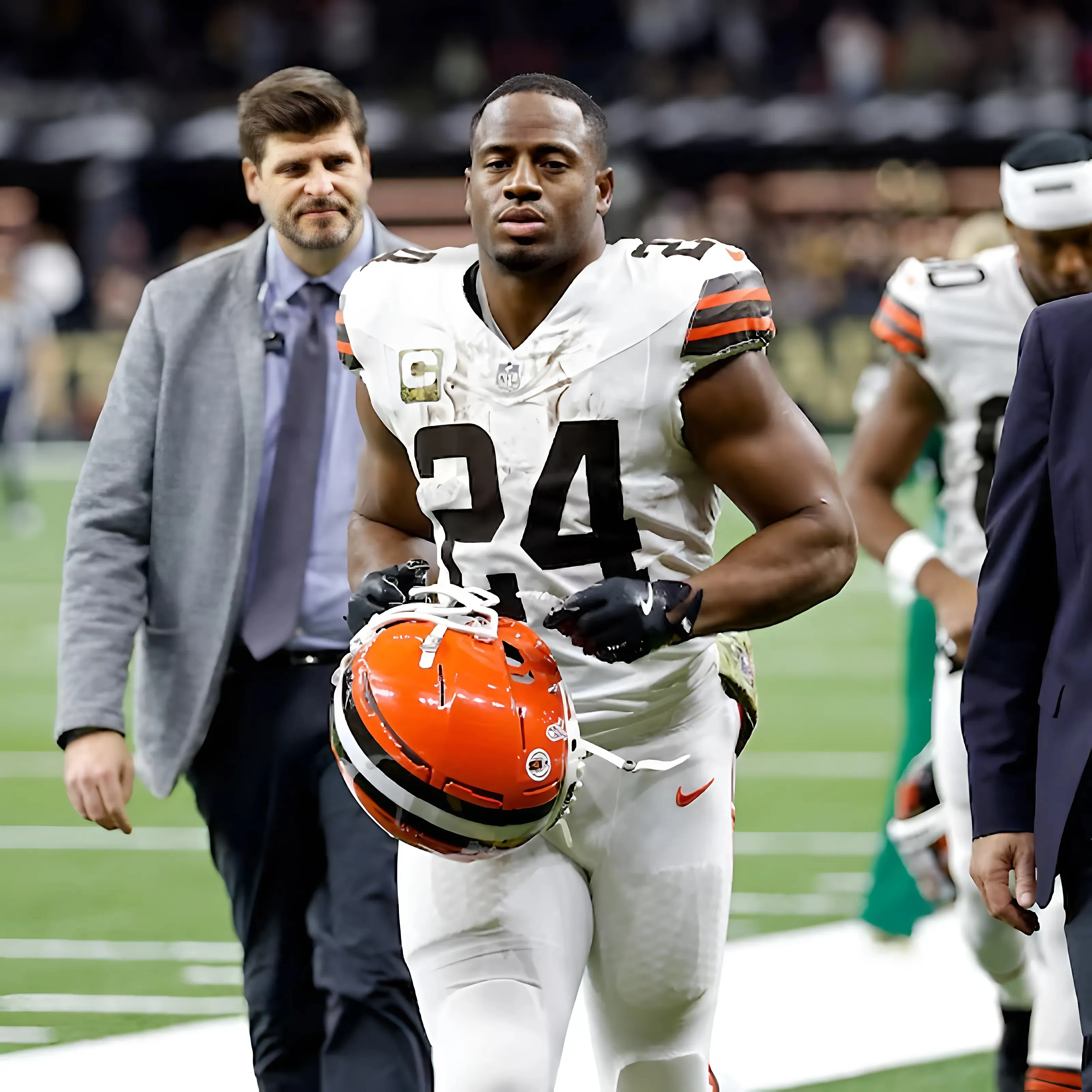 Nick Chubb passes physical, signs one-year, $2.5 million contract with Texans