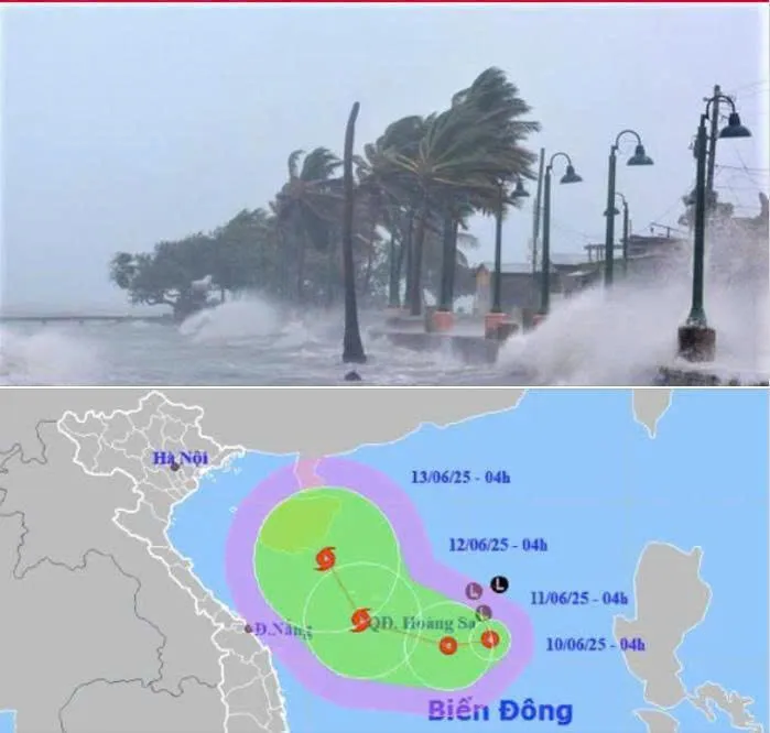 Đêm nay, áp thấp nhiệt đới mạnh lên thành b;ão: Bà con chuẩn bị tinh thần