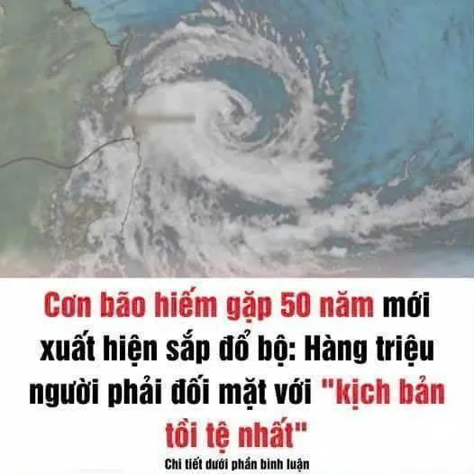 C:ơn b:ã:o h:iếm gặp 50 năm mới xuất ʜιệɴ sắp đ:ổ b:ộ