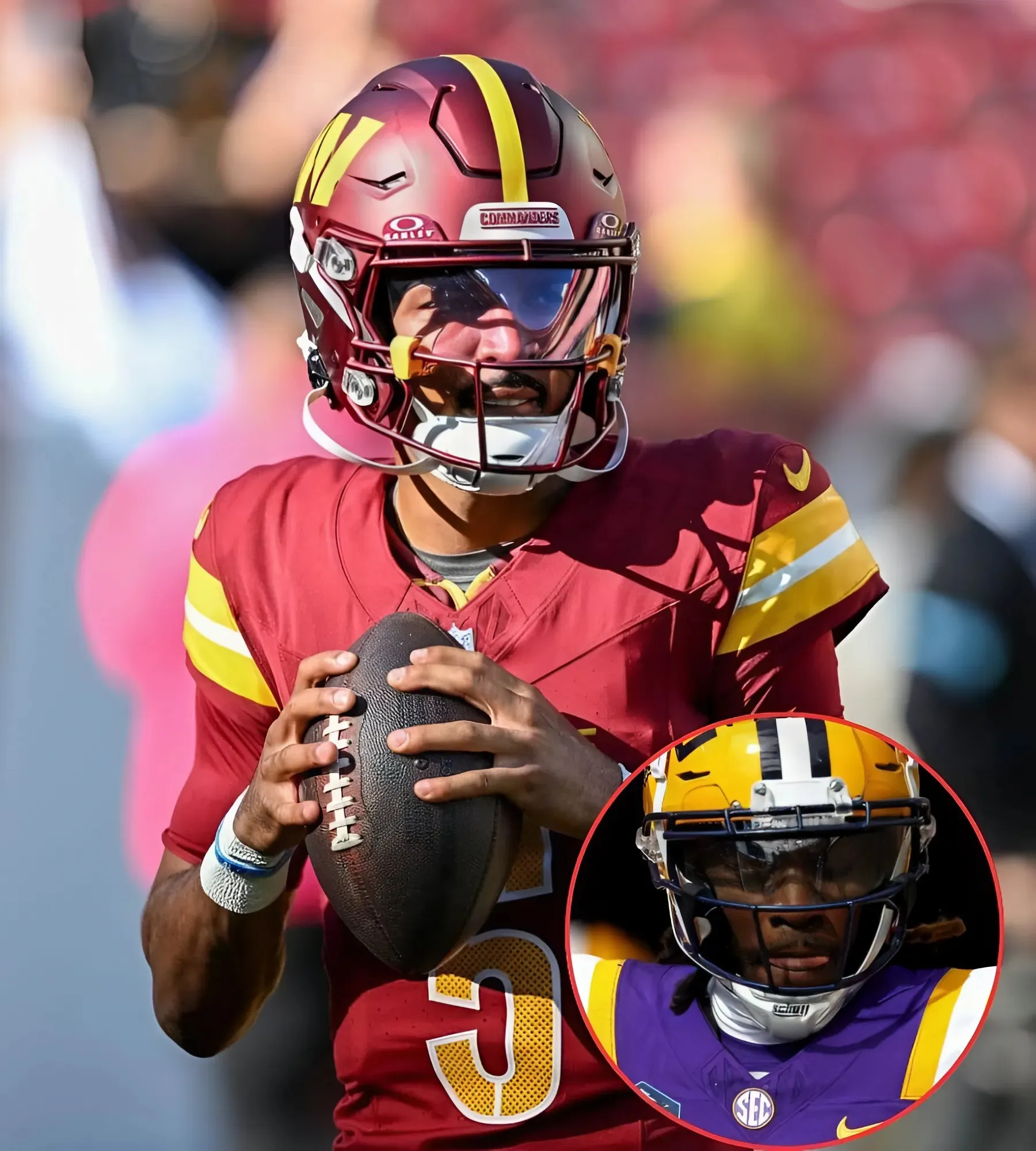 ‘Electric’ LSU Reunion Could Await Commanders Pro Bowl QB Jayden Daniels