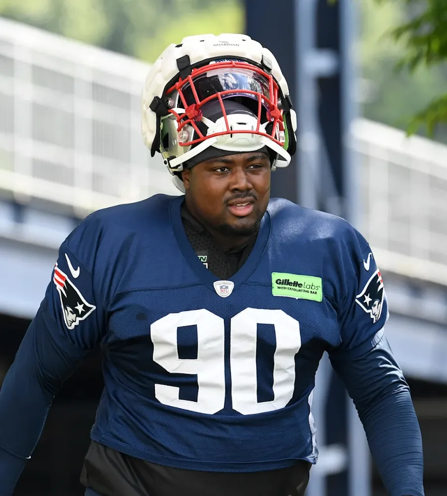 Patriots' Christian Barmore Issues Imposing Reminder at Minicamp