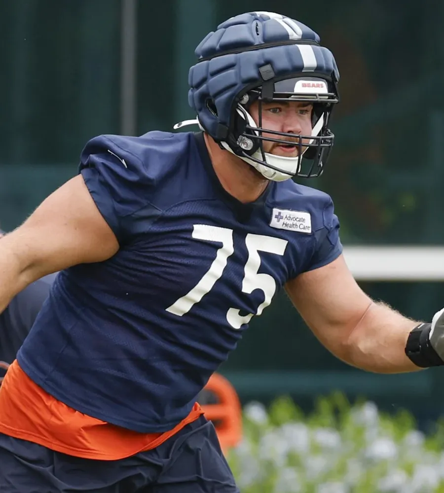 Rookie OT Ozzy Trapilo Turns Heads in Bounce to Left Tackle — “Super Smart, Athlete for Day One”