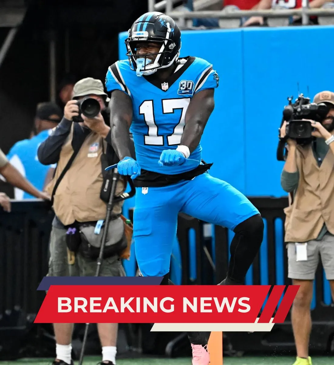Panthers suffer worrisome injury to wide receiver early in training camp