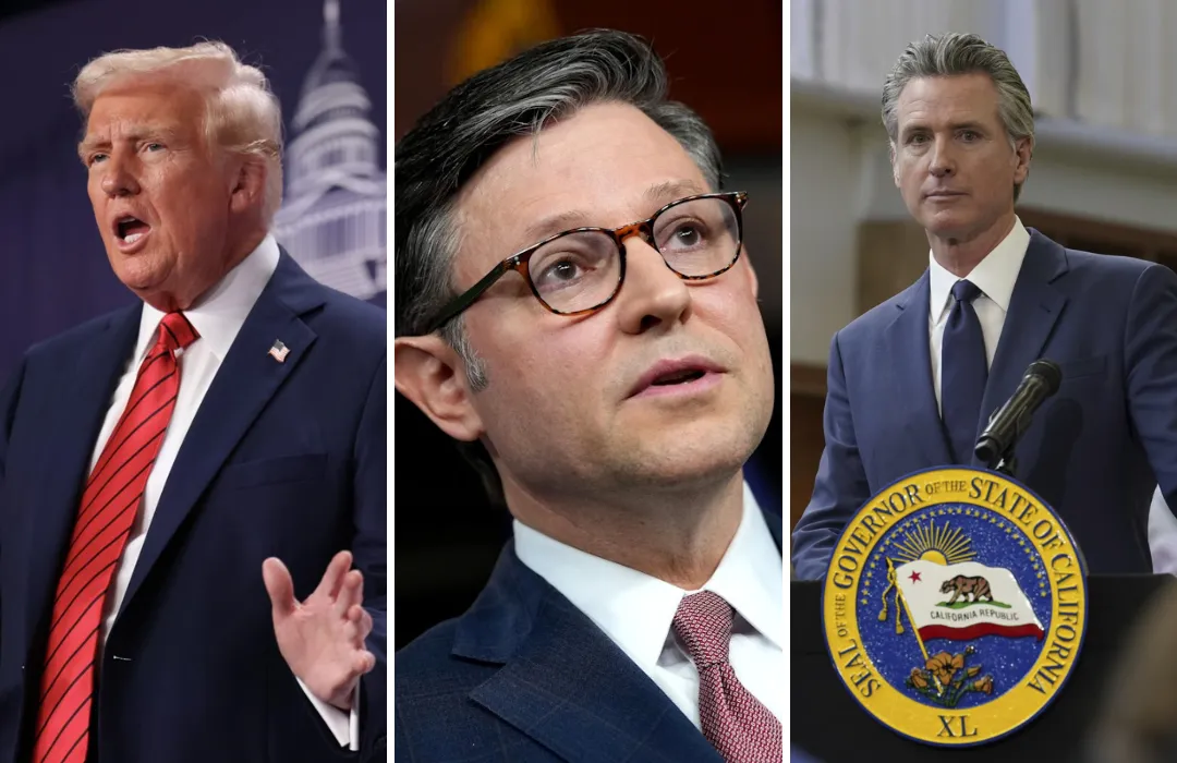 Mike Johnson Calls Out Gavin Newsom for Obstructing Law and Order Amid LA Protests