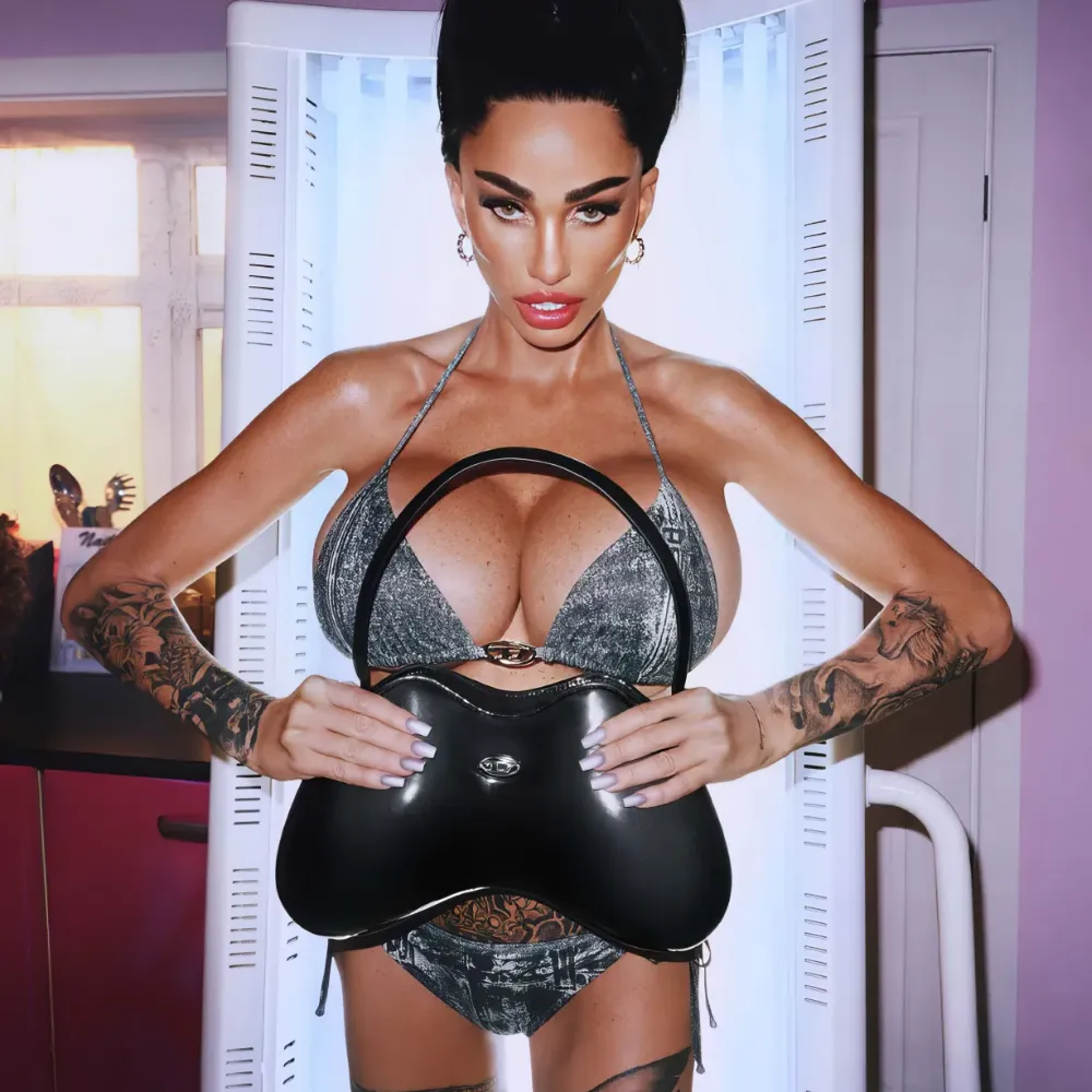 Katie Price’s racy Diesel ad BANNED for ‘objectifying and s*xualising women’ – watchdog slams bikini shoot as “irresponsible” and “likely to cause serious offence” - suong