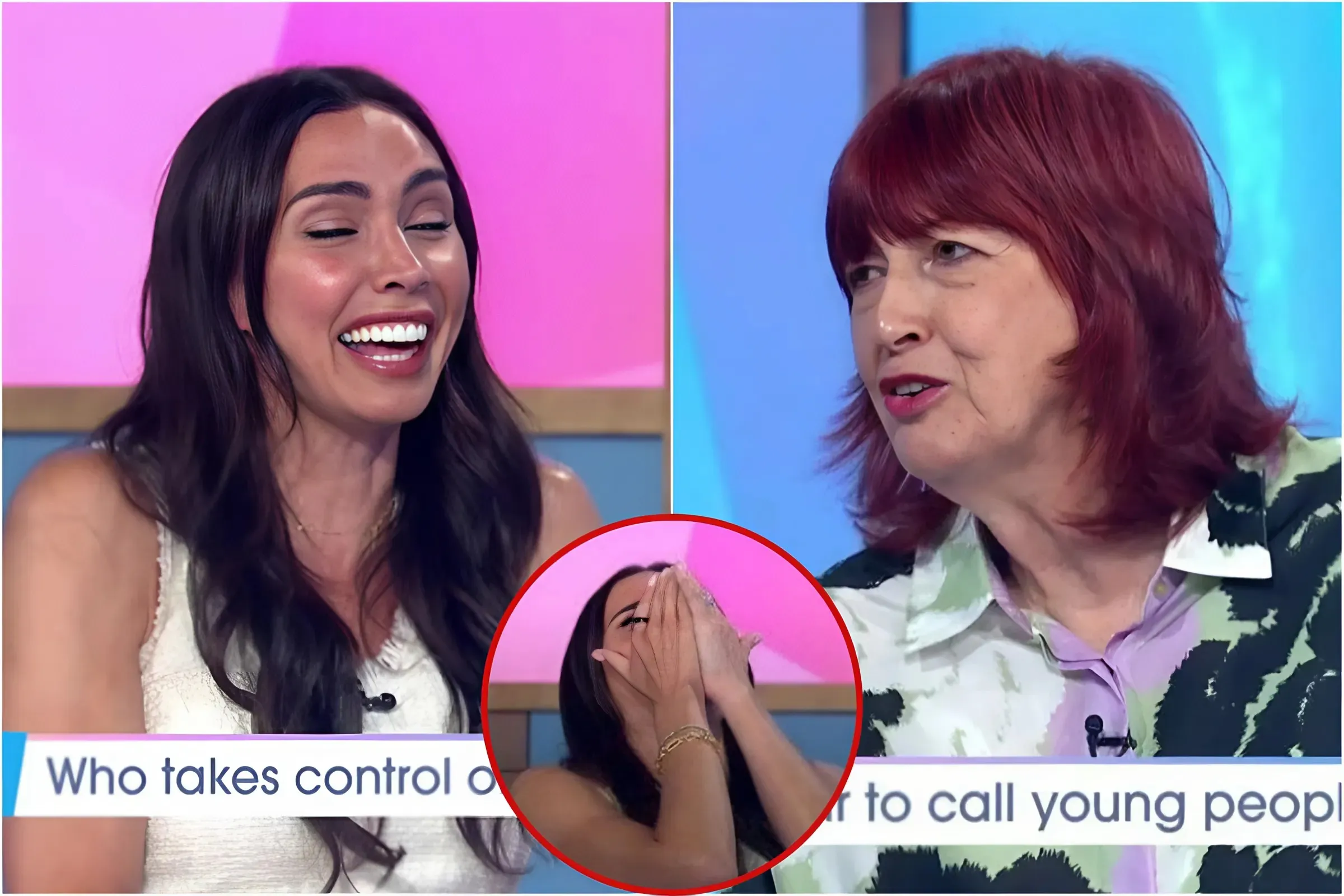 Christine Lampard Covers Face After Loose Women Co-Star’s Cheeky Remark About Husband Frank trucc