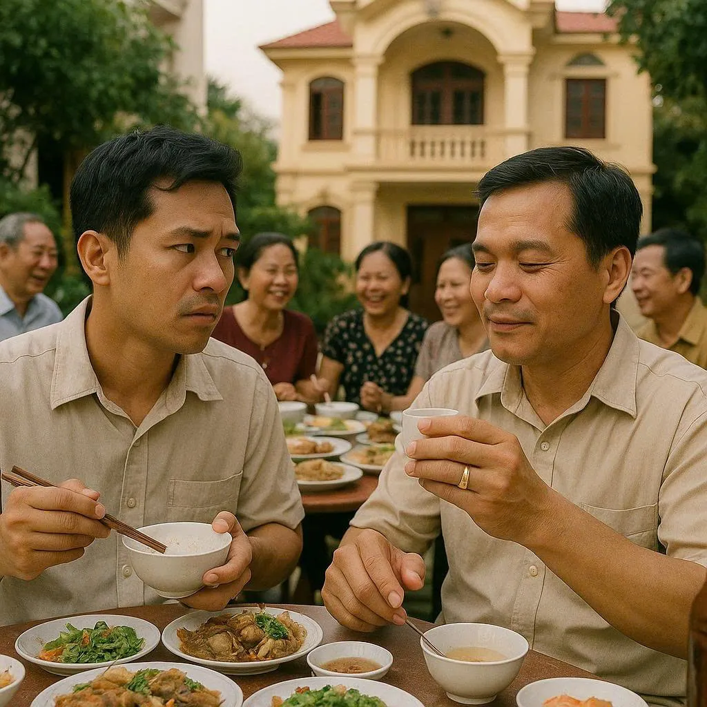 Về quê vợ ăn giỗ, đang ăn ngon lành thì thấy anh trai vợ đeo chiếc nhẫn giống hệt đối tượng mà đội công an của anh đang tr;uy n;ã