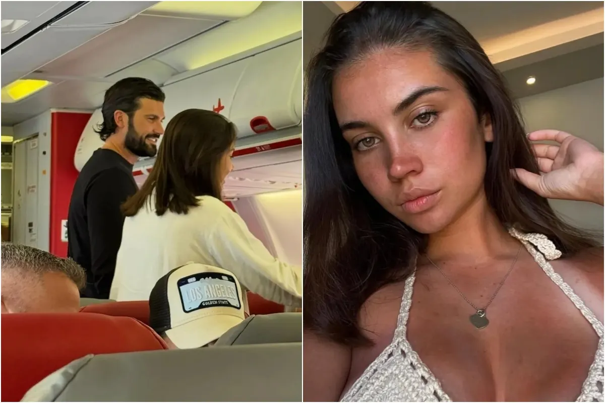 Towie trip chaos as Dan Edgar flirts with stunning new girl on flight to Portugal – right in front of ex E... ngocc