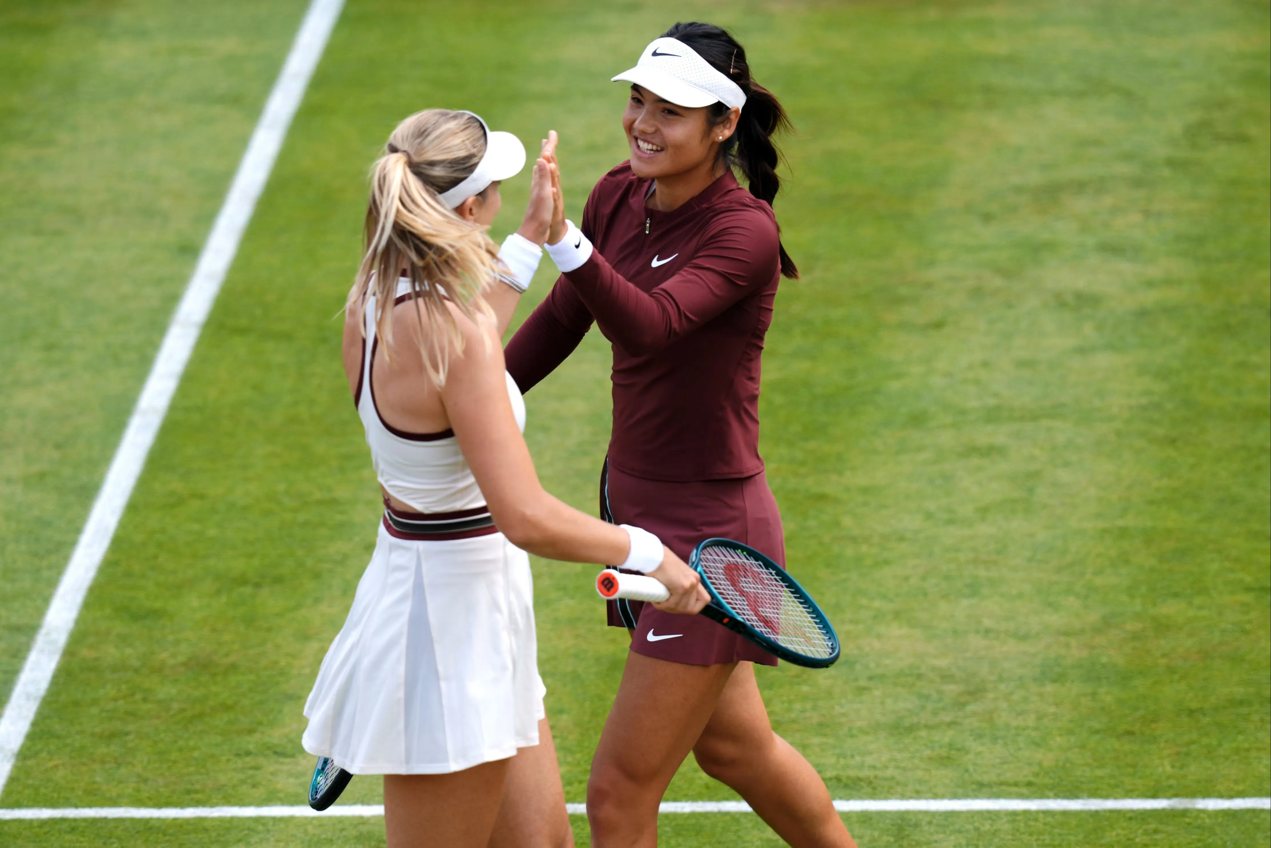 Emma Raducanu hints at future doubles plans after Queen’s run with Katie Boulter