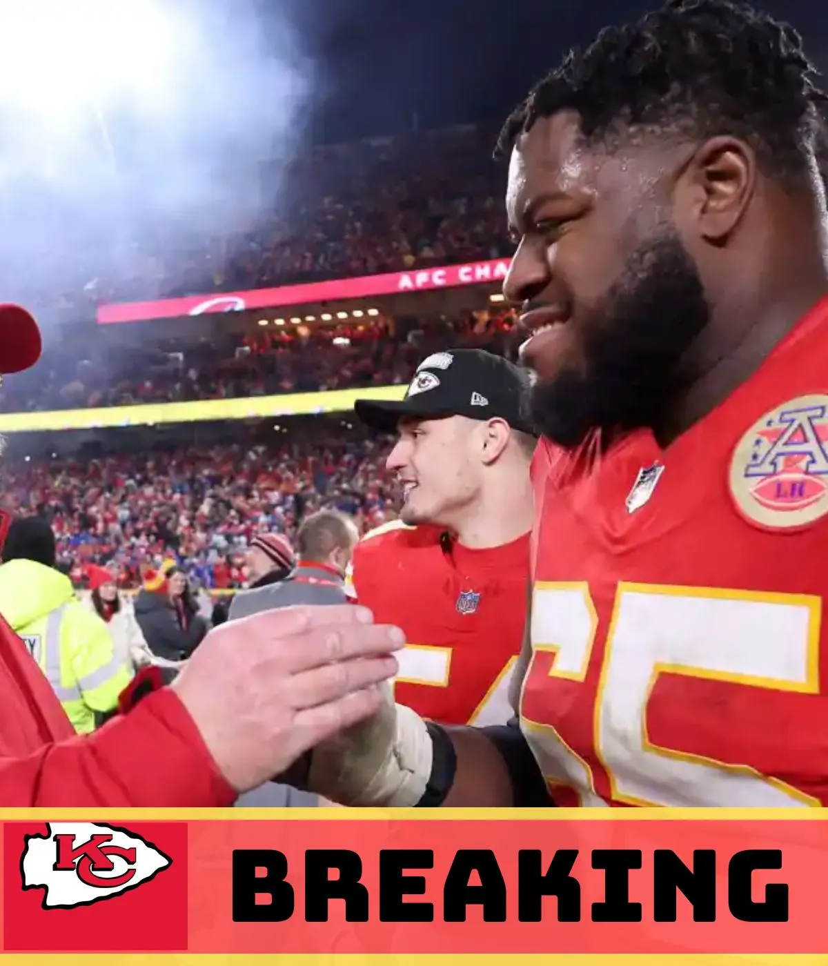 Chiefs’ Andy Reid Has 2 Words for Trey Smith’s OTAs Absence