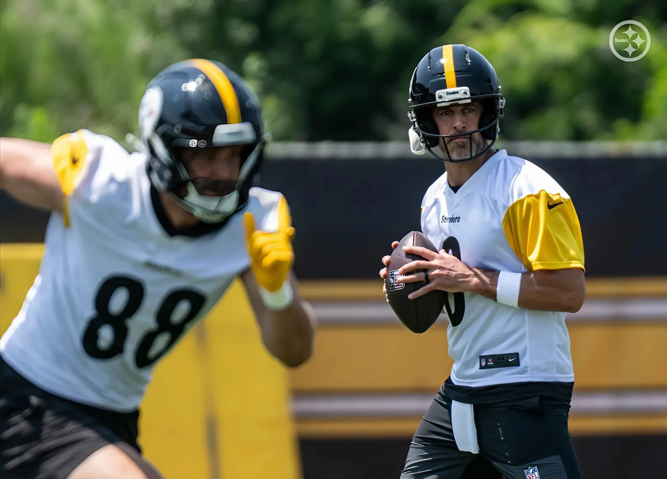 Steelers' DK Metcalf Detailed The Unique Similarities Between Russell Wilson And Aaron Rodgers