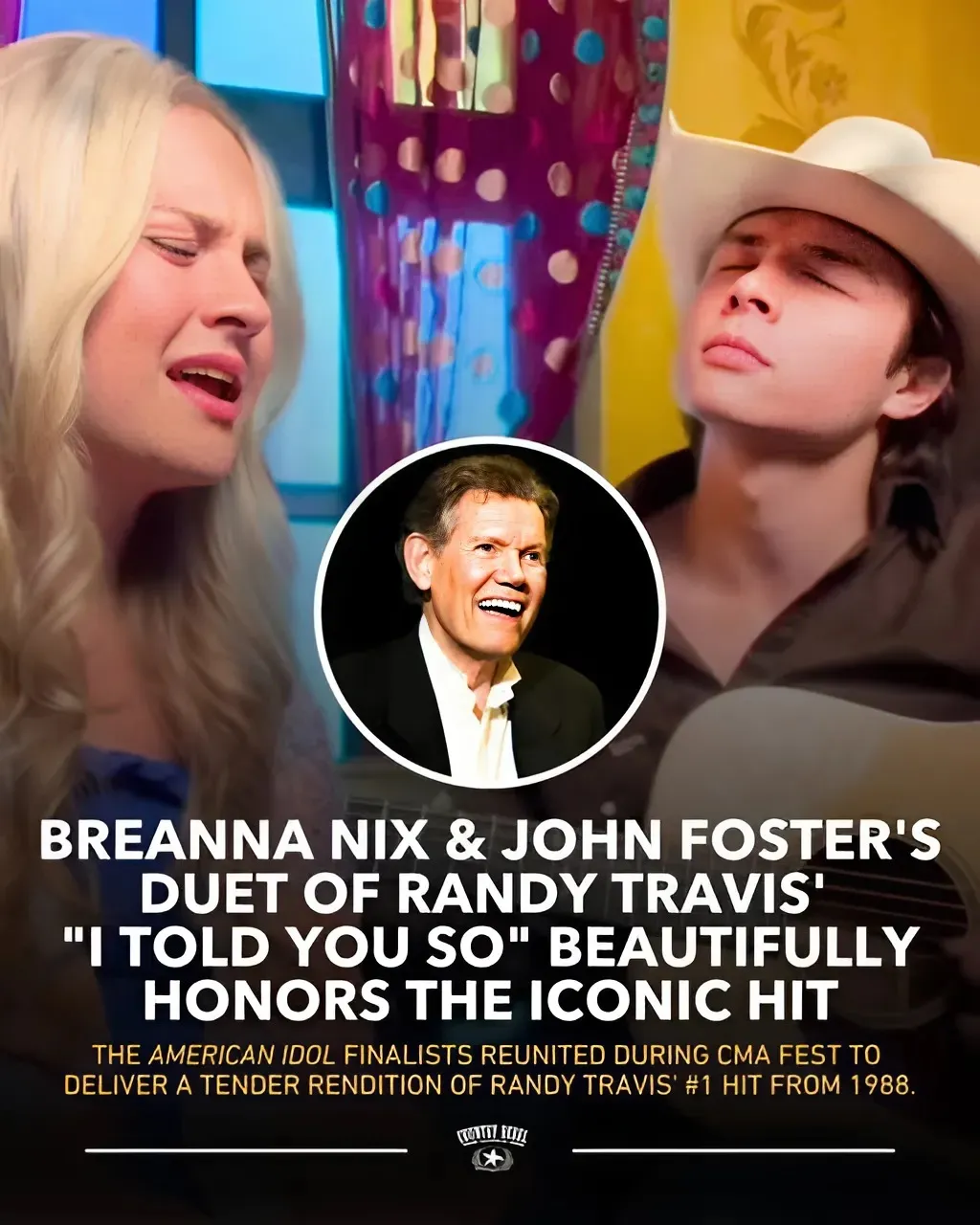 “Idol” Stars John Foster & Breanna Nix Reunite For Tender “I Told You So” Duet