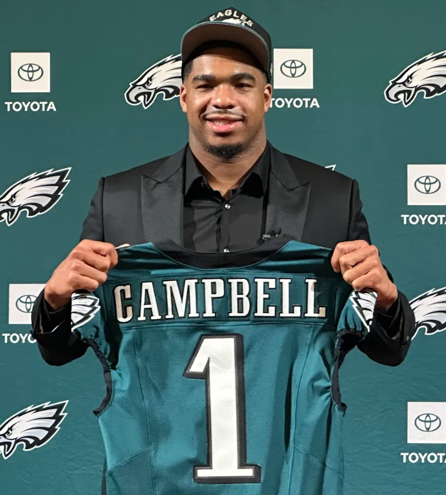 Eagles Secure Jihaad Campbell with Full Rookie Deal, Eyes on August Return