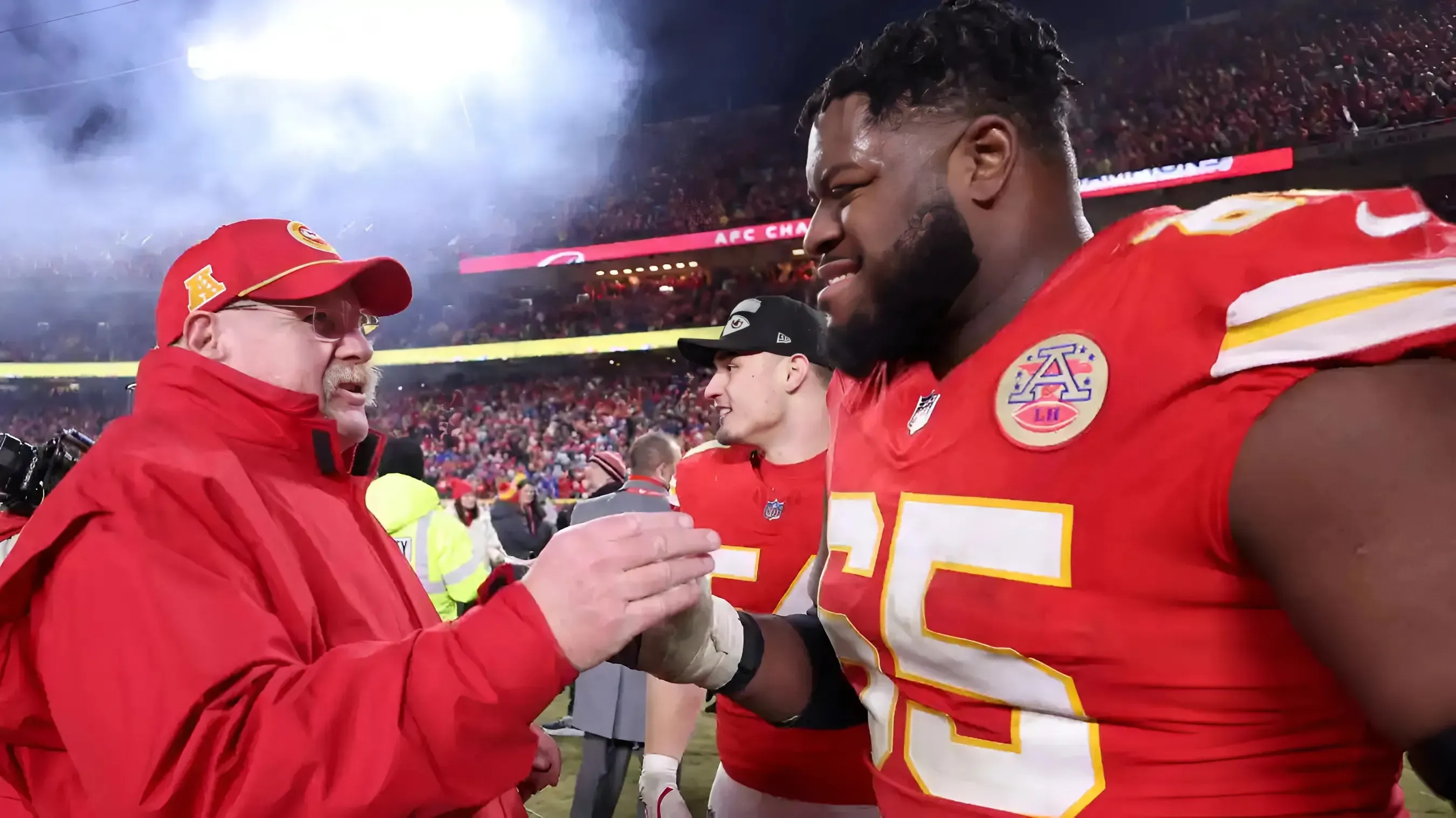 Chiefs’ Andy Reid Has 2 Words for Trey Smith’s Minicamp Status