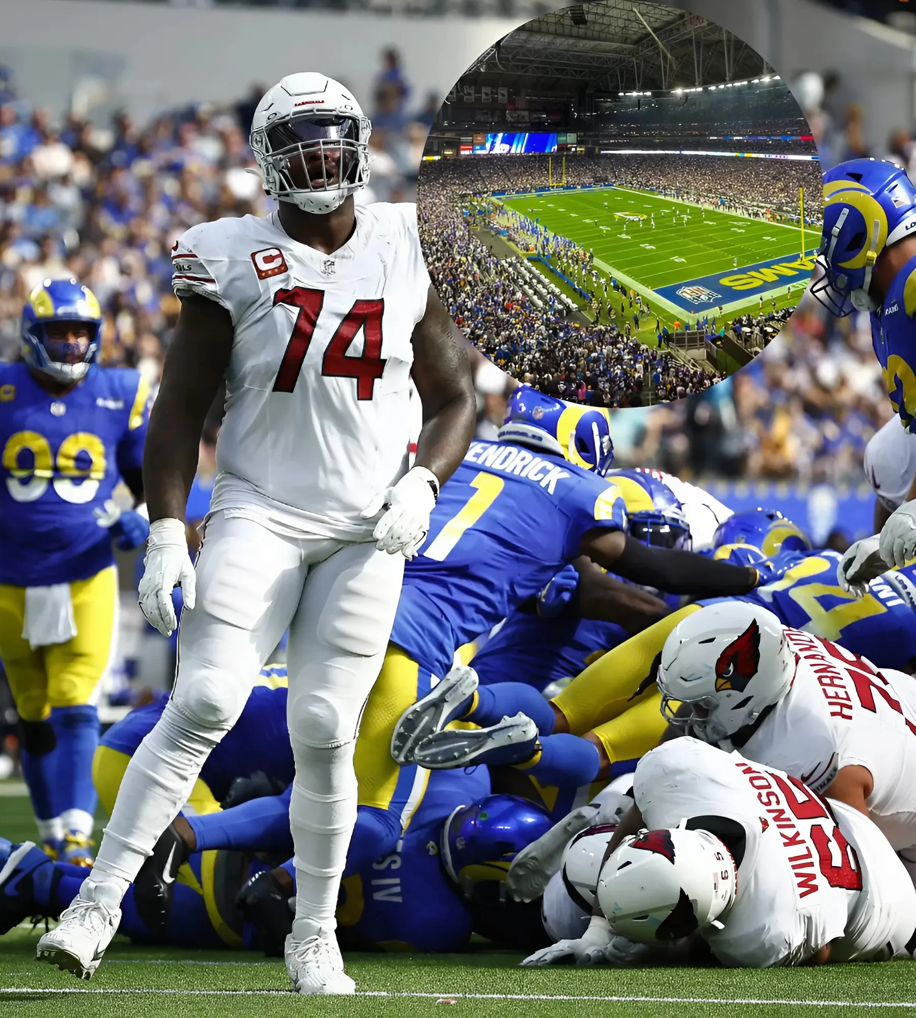 Rams Snag 6’5″, 307 lb Tackle After Failed Meeting with NFC Rival