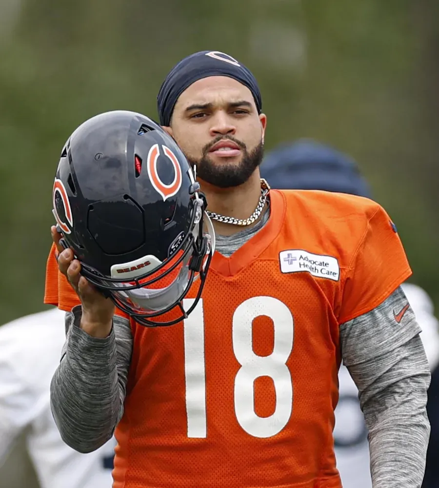 Bears QB Caleb Williams featured among 2025 NFL OTAs winners