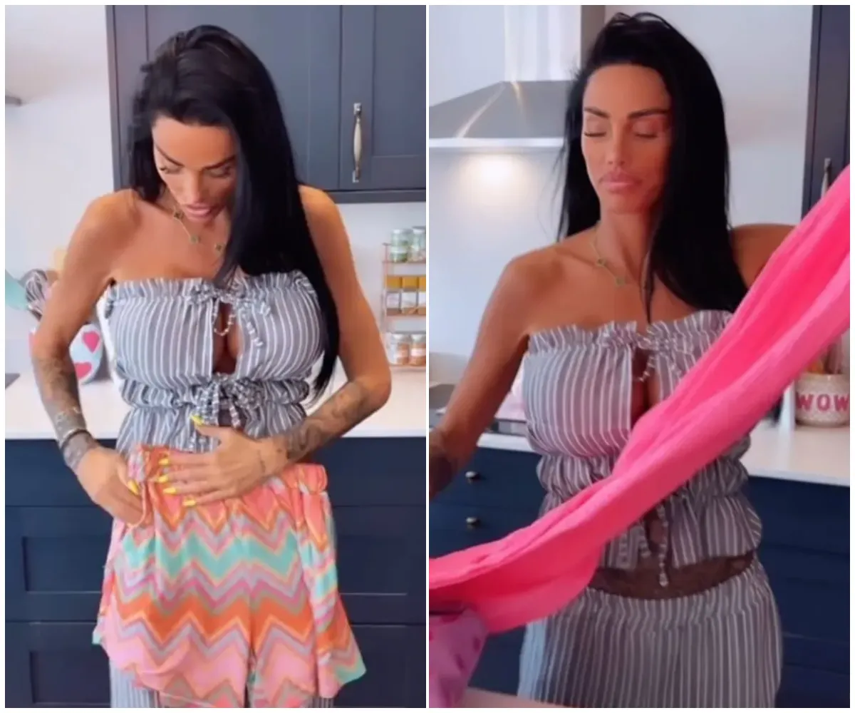 “Who doesn’t love a bargain?” – Katie Price flaunts massive cleavage and cinched waist in clingy outfits as she plugs £10 lucky dip bags online, just weeks after ASA bans her racy ad for ‘objectifying women’ - suong