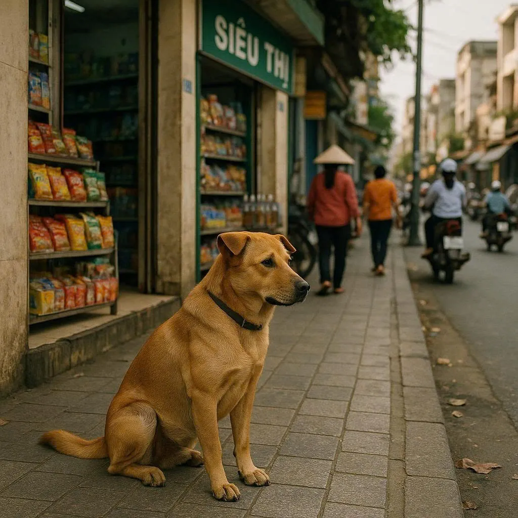 1 chú chó chờ đợi gia đình chủ tại siêu thị suốt 4 năm: Vào 1 biểu sáng nọ điều kỳ lạ đã xảy ra