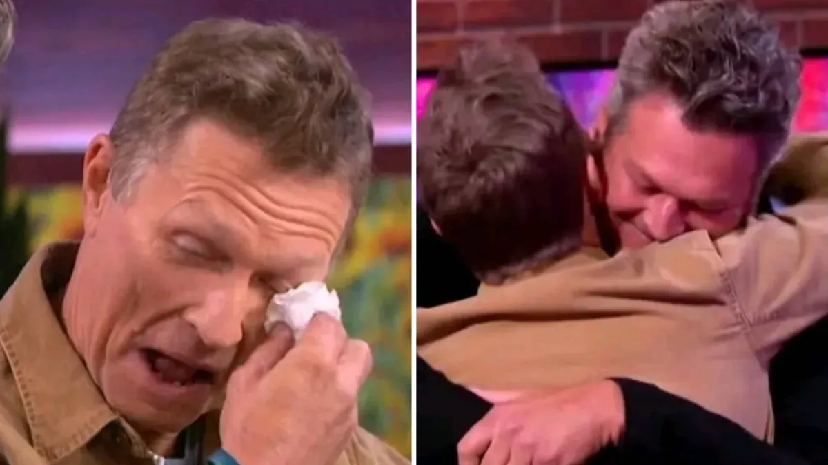 Blake Shelton & Kelly Clarkson Cry Openly as Craig Morgan Honors His Late Son With Emotional Ballad Blake Shelton & Kelly Clarkson Cry Openly as Craig Morgan Honors His Late Son With Emotional Ballad