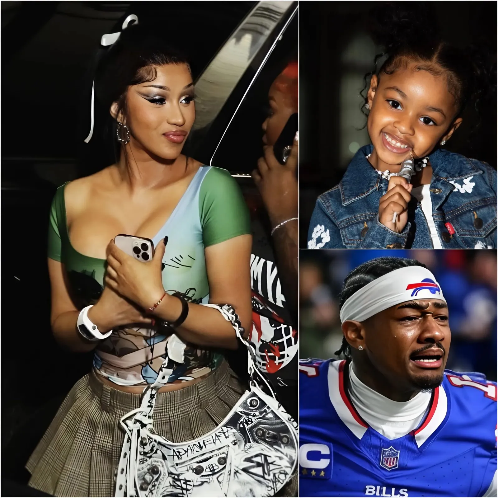 BREAKING NEWS: Cardi B and Her Kids Leave Stefon Diggs in Tears with Touching 7-Word Message After Bills' Loss — “No One’s Ever Treated Me Like This”