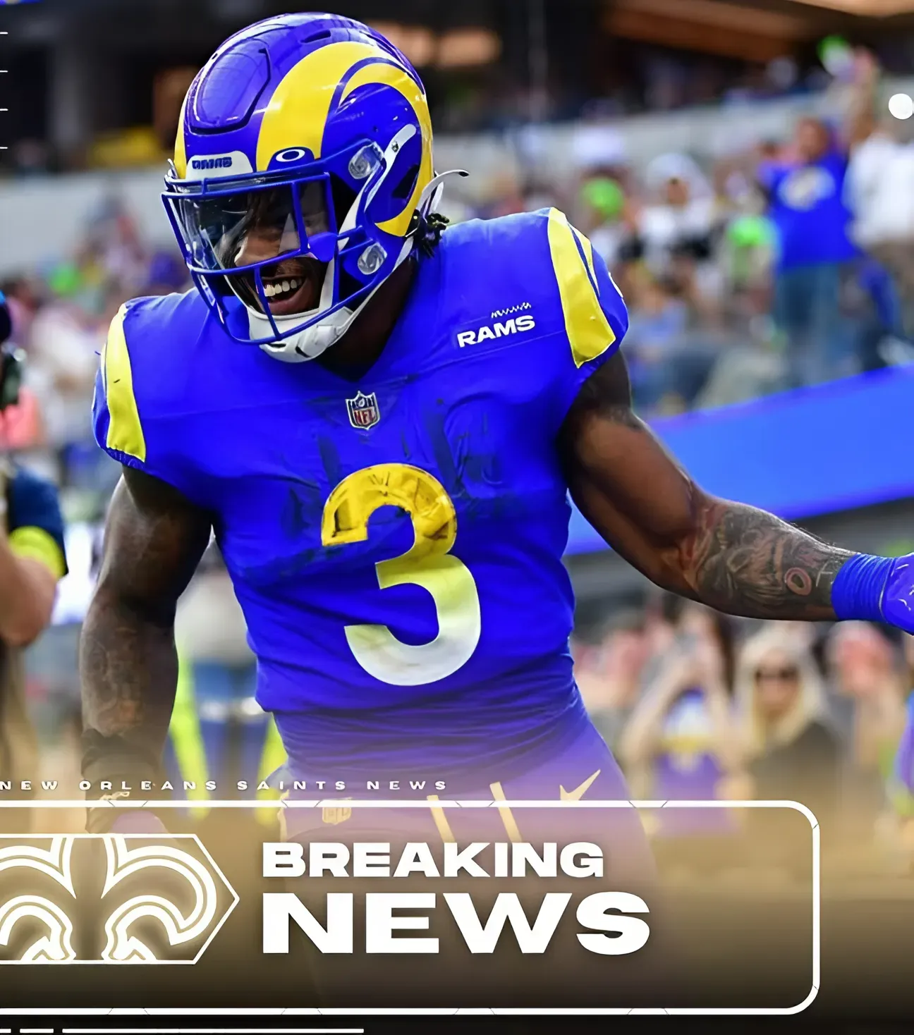 Saints Signed RB Cam Akers
