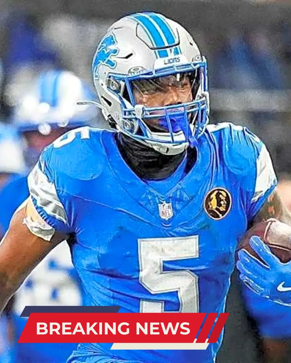 Detroit Lions running back had unusual bad luck stat