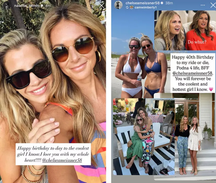 See How Cameran Eubanks and Naomie Olindo Celebrated Chelsea Meissner's 40th Birthday