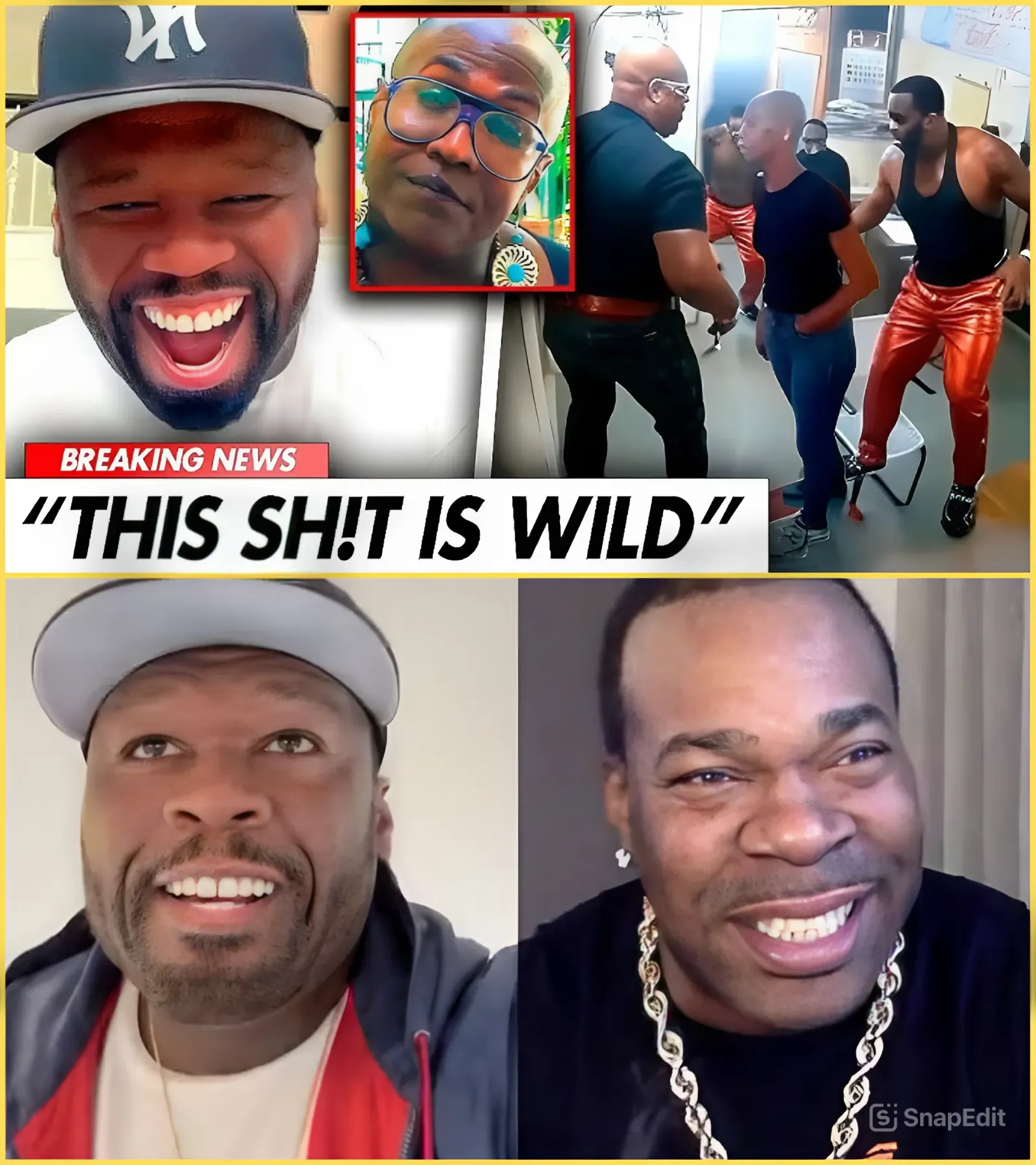 EXPLOSIVE VIDEO LEAKED: 50 Cent Confronts Diddy & Transgender Ex At Busta Rhymes' Party – The Moment That Made The Whole Party Stand Still!