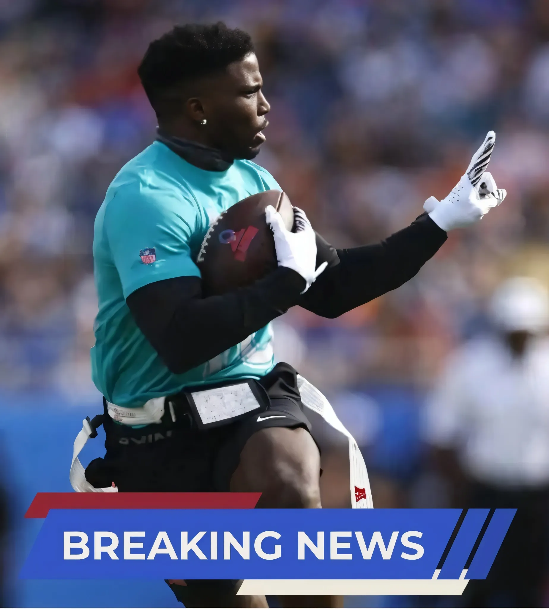 $120 Million Injured Receiver Tyreek Hill Wins California Track Meet, Challenges Olympian Noah Lyles