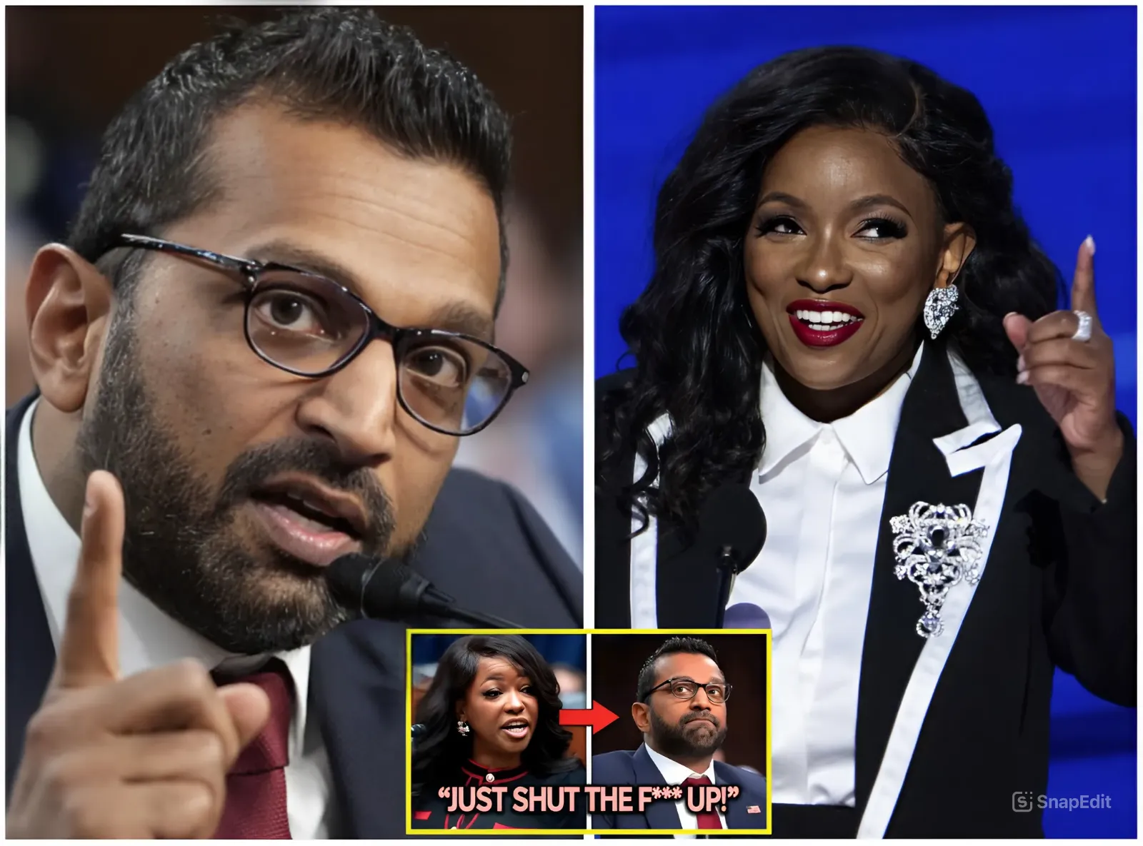 Jasmine Crockett Laughs Out Loud on Live As She Confronts Kash Patel — But His Dad's Reaction Turns Everything Around Jasmine Crockett Laughs Out Loud on Live As She Confronts Kash Patel — But His Dad's Reaction Turns Everything Around