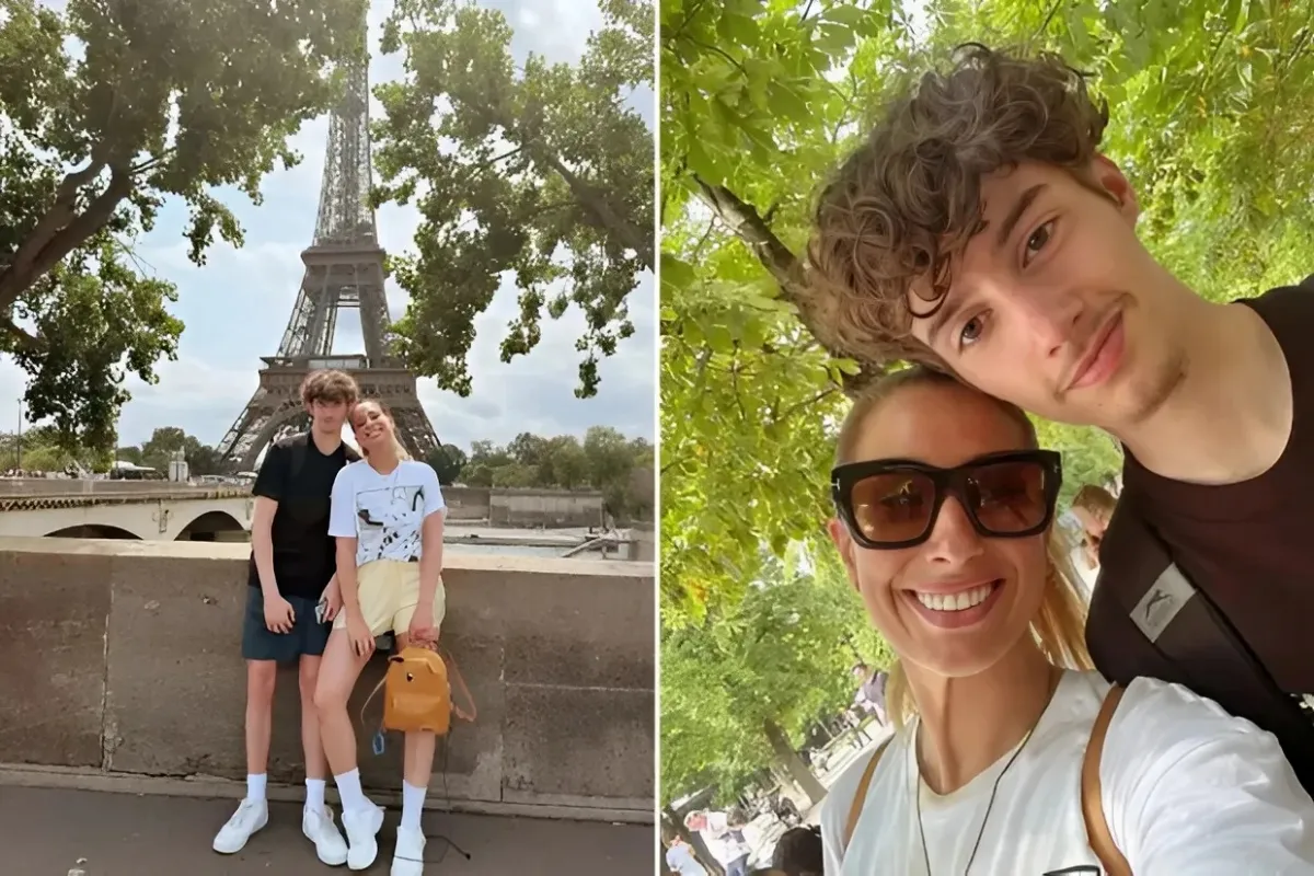 Stacey Solomon’s son Zach, 17, towers over her as they enjoy Pokemon holiday in Paris after TV series ngocc