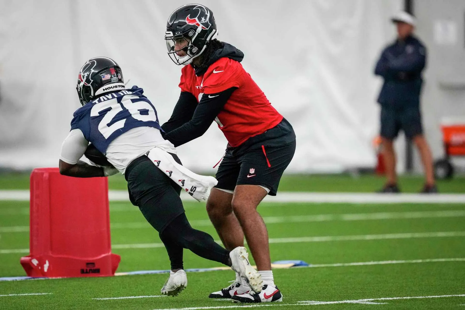 C.J. Stroud and Nick Caley used clips of Tom Brady and Josh McDaniels from 2004 to help a new aspect of the Texans' offense