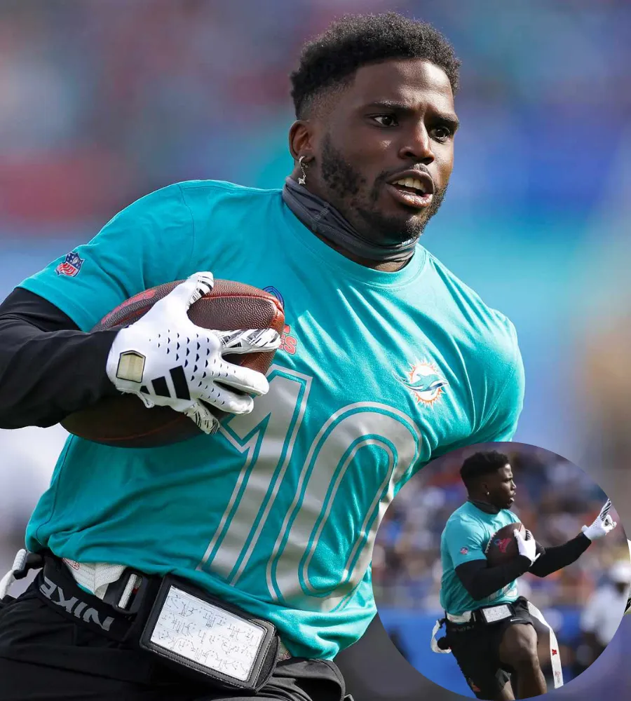 $120 Million Injured Receiver Tyreek Hill Wins California Track Meet, Challenges Olympian Noah Lyles