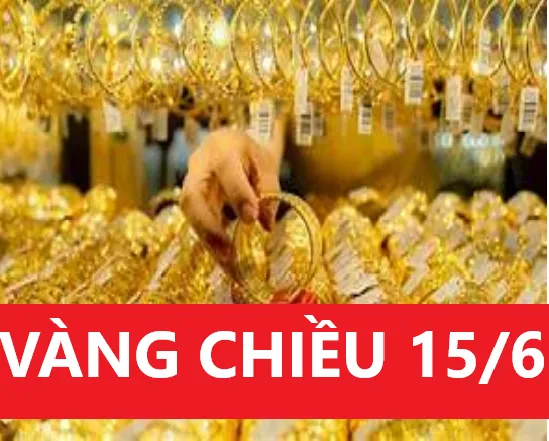 Chiêù nay  vàng đạt mức kỷ lục của tháng 6