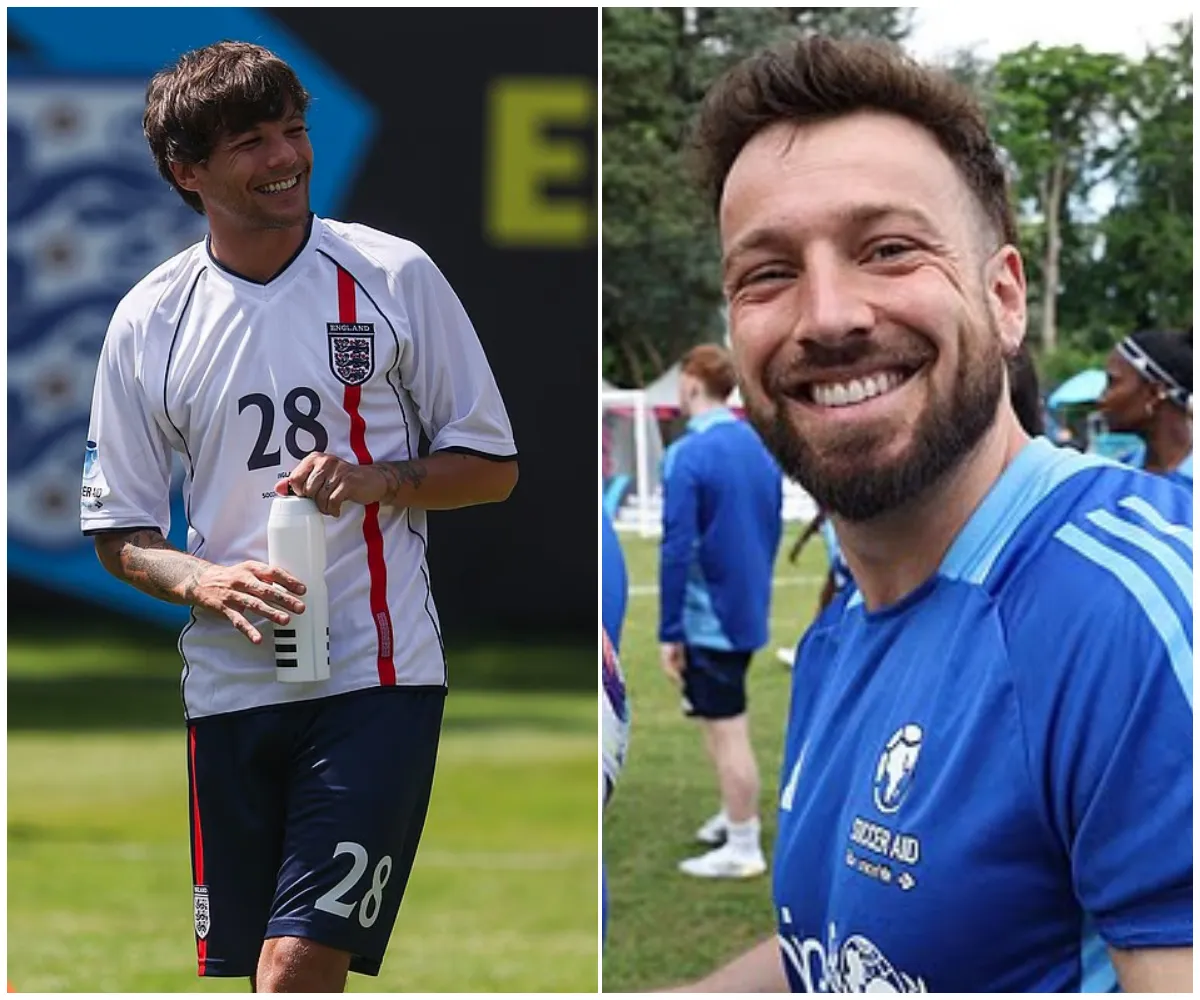 “No hard feelings” – Louis Tomlinson and Sam Thompson train side-by-side at Soccer Aid just months after One Direction star began dating his ex Zara McDermott, as fans brace for awkward reunion that quietly played out on the pitch - suong