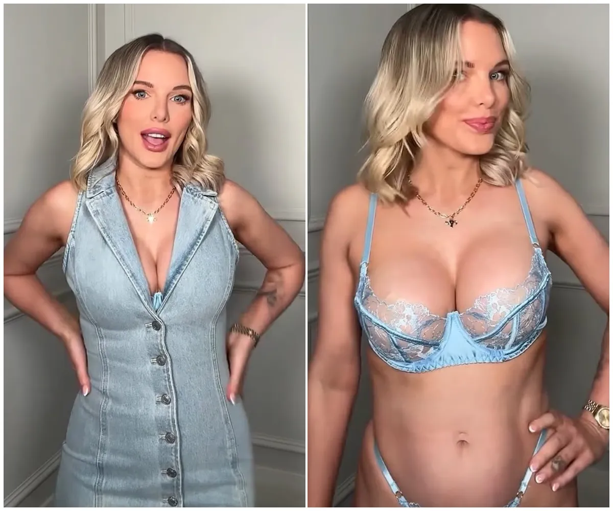 Helen Flanagan strips down to sky-blue lingerie in raw Instagram confession as she opens up about body image struggles, heartbreak, and financial stress in emotional post just days after Ibiza party with Wayne Lineker - suong