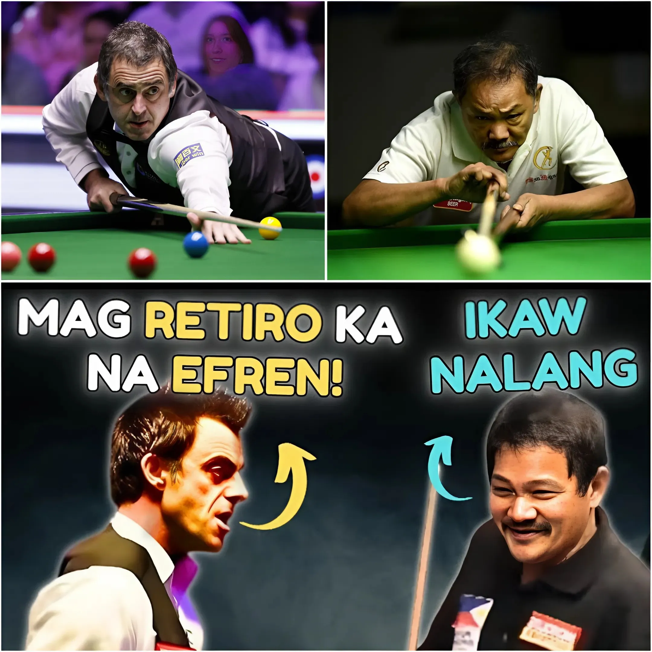 THEY THOUGHT HE WAS OLD! EFREN REYES TEACHES THE YOUNGEST CHAMPION A LESSON!