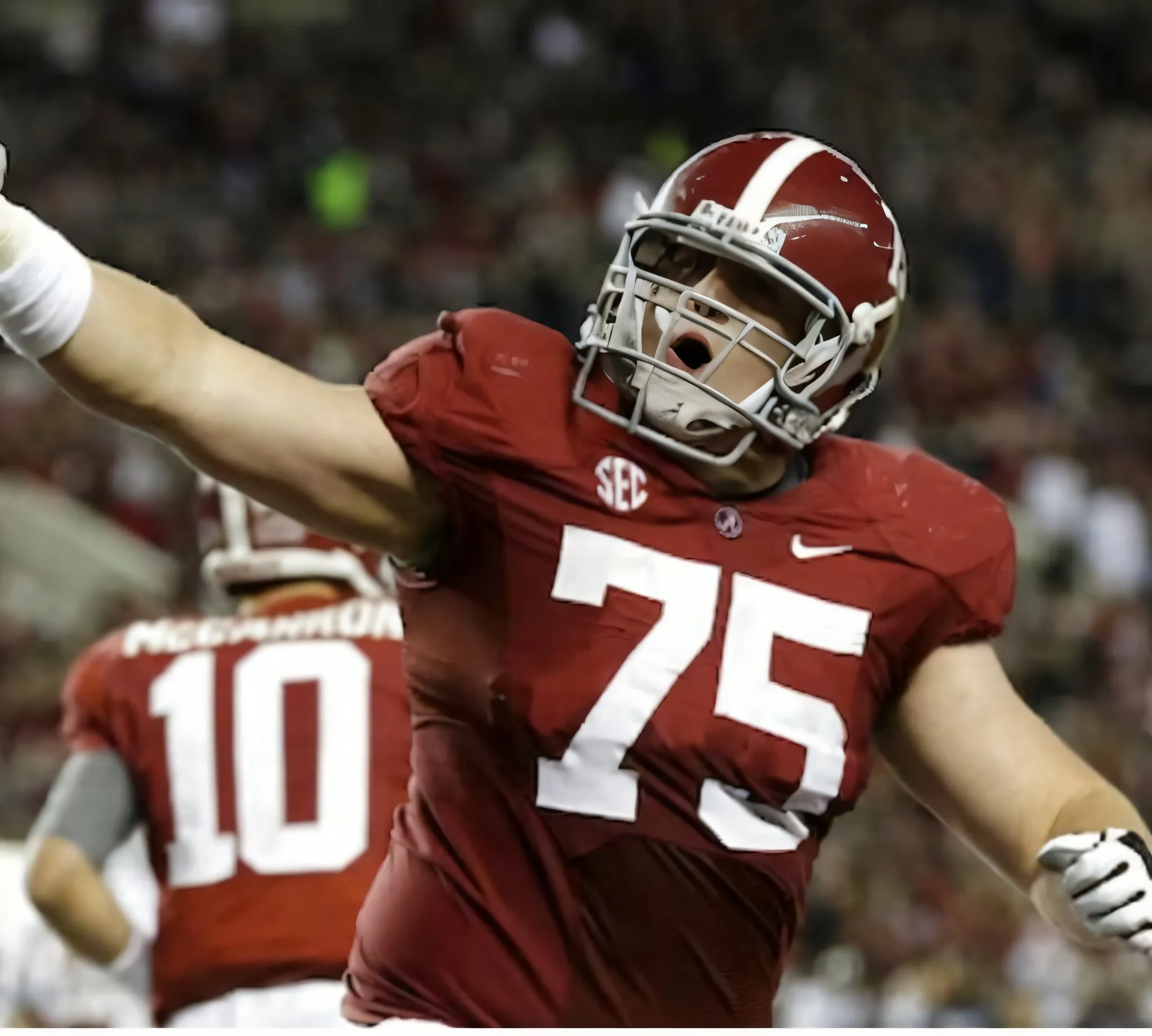 This Saban-era lineman, who wore No. 75, might be Alabama’s most-decorated football player of all-time