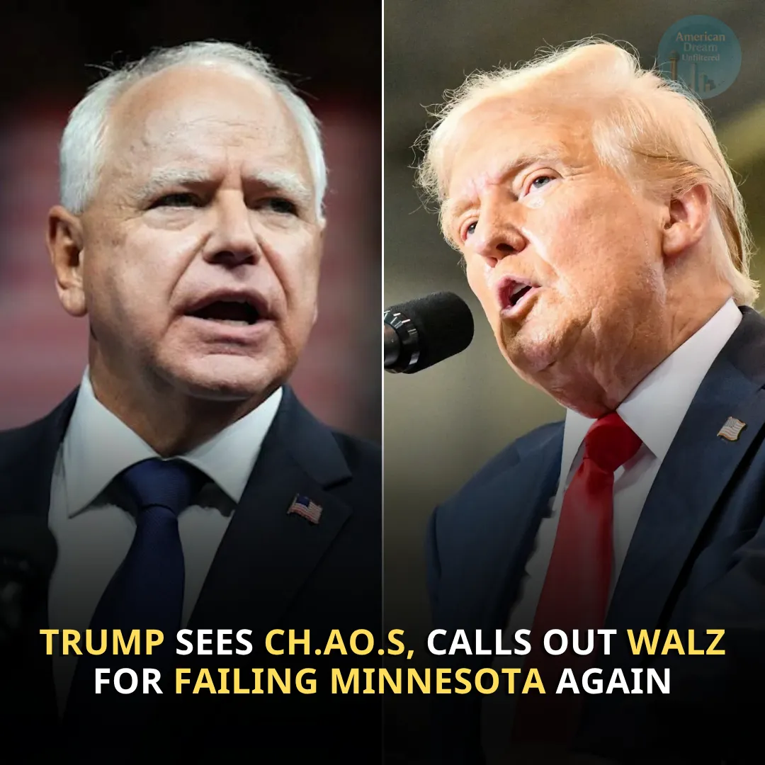 Minnesota Burns While Walz Plays Politics and Trump Calls Out the Chaos