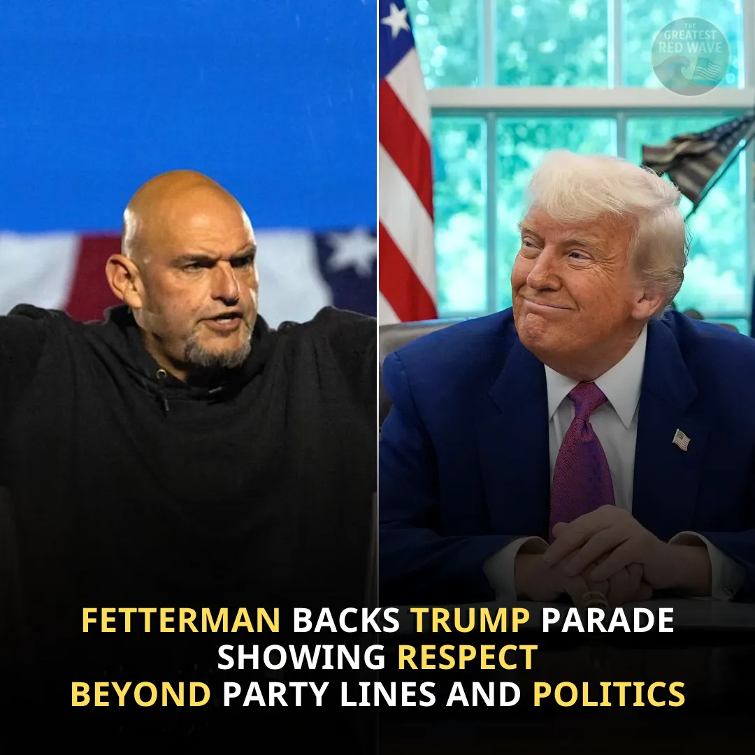 Fetterman Breaks with His Party to Support Trump’s Army Parade as Democrats Turn on Patriotism