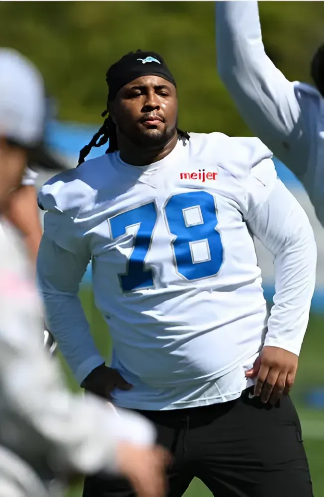 Detroit Lions 1st-round rookie appears to have already changed his jersey number