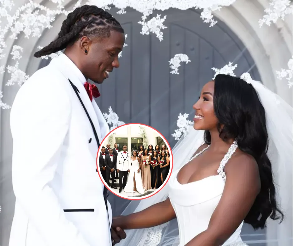 RHOP's Jassi Rideaux Marries Dallas Cowboys Player Darius Harris in Opulent Texas Wedding